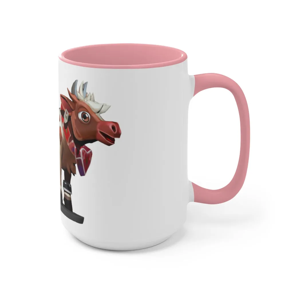 Light Brown Cow Accent Mug