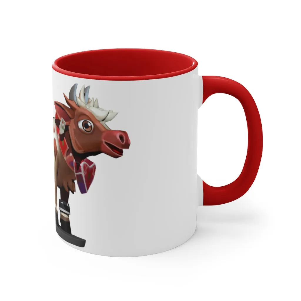 Light Brown Cow Accent Mug