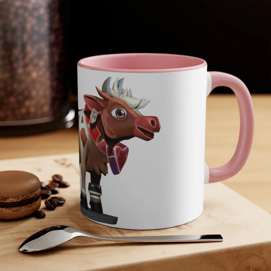 Light Brown Cow Accent Mug