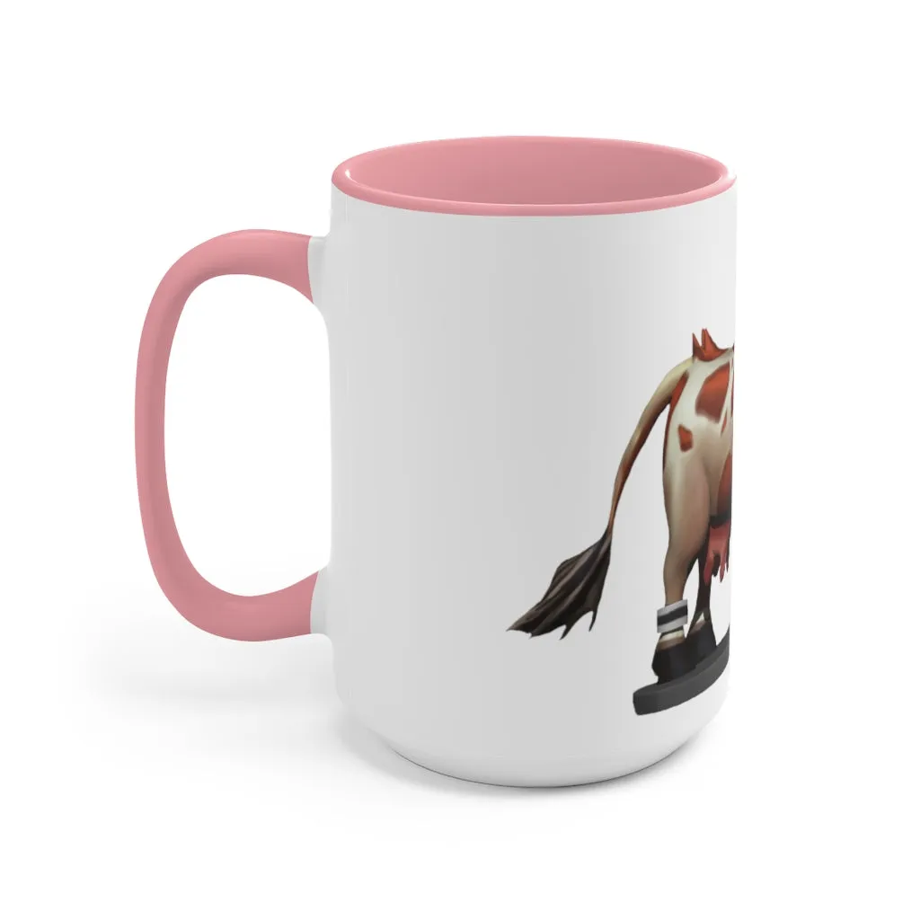 Light Brown Cow Accent Mug