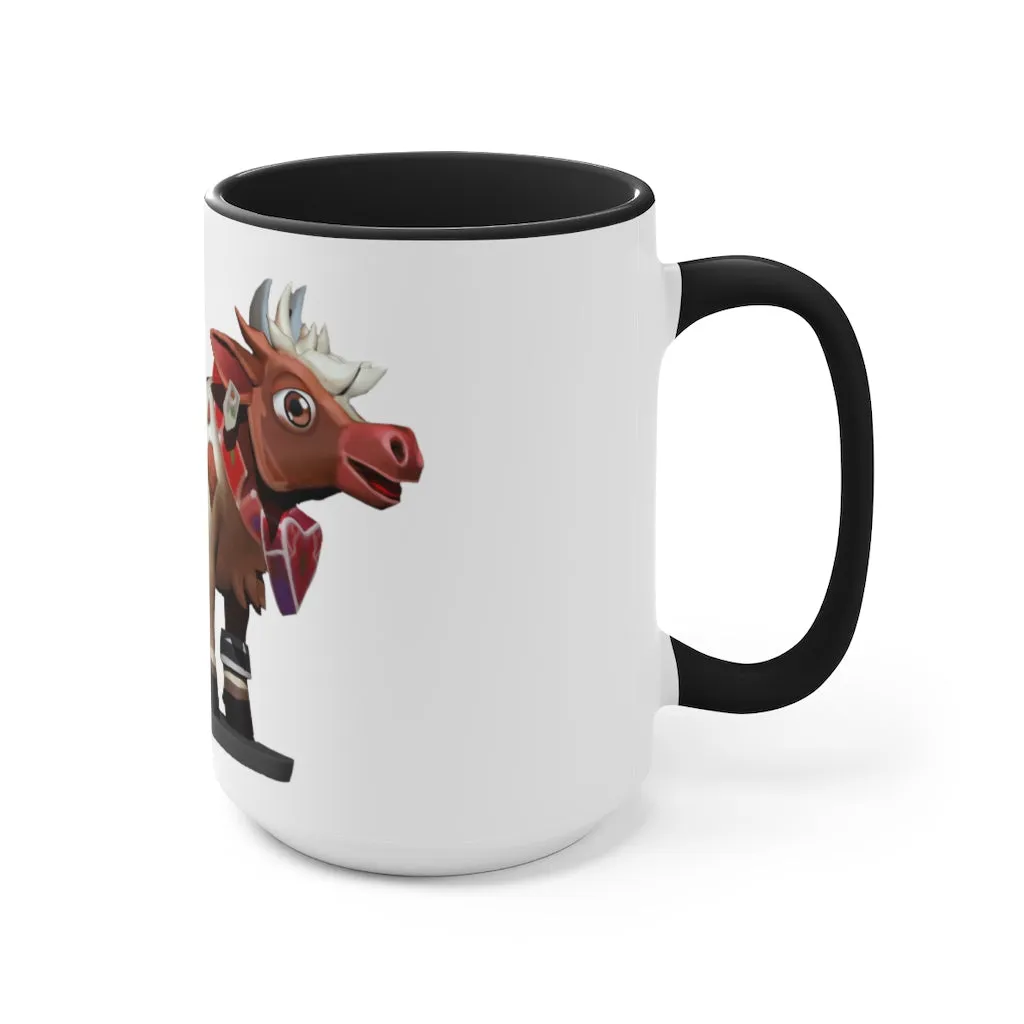 Light Brown Cow Accent Mug