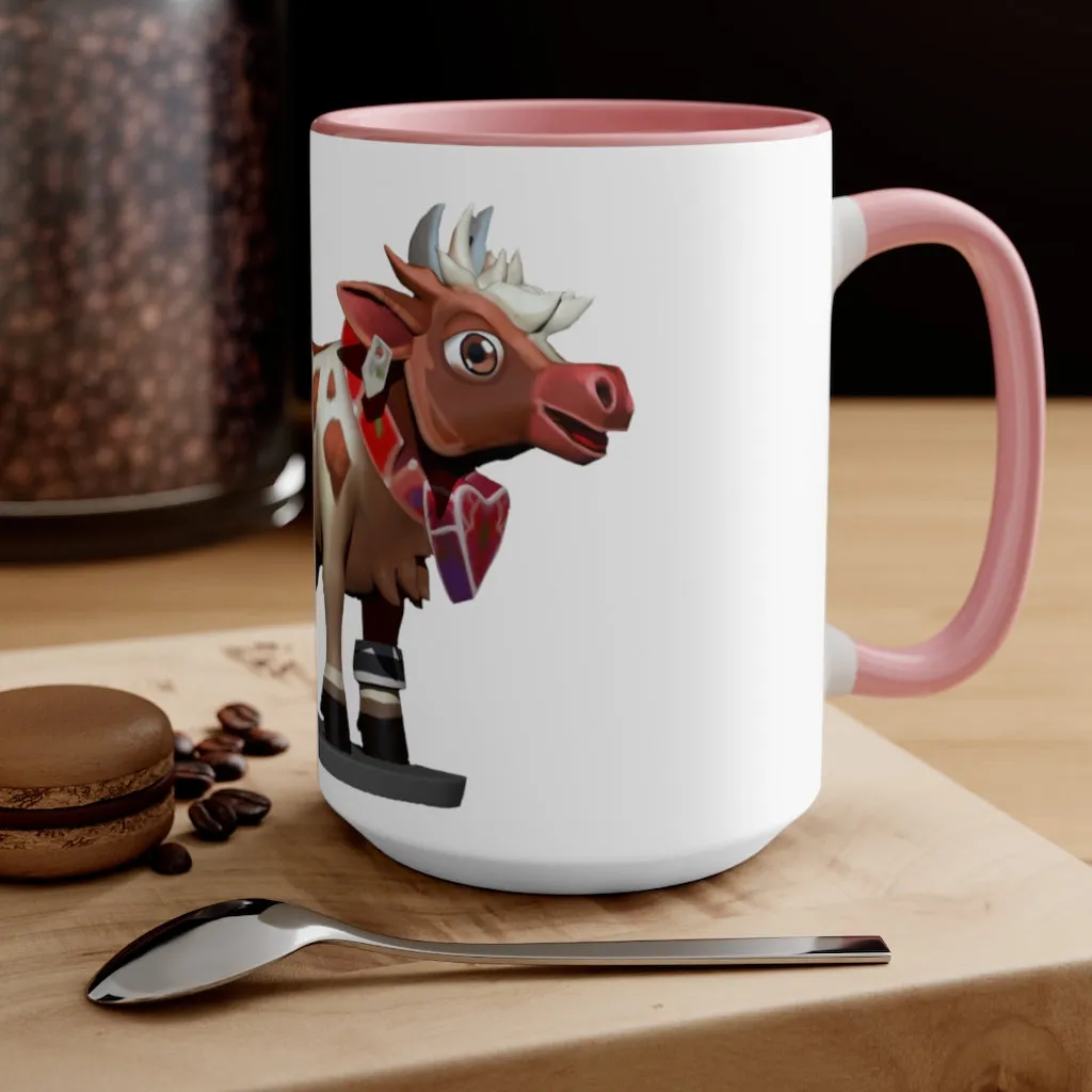 Light Brown Cow Accent Mug