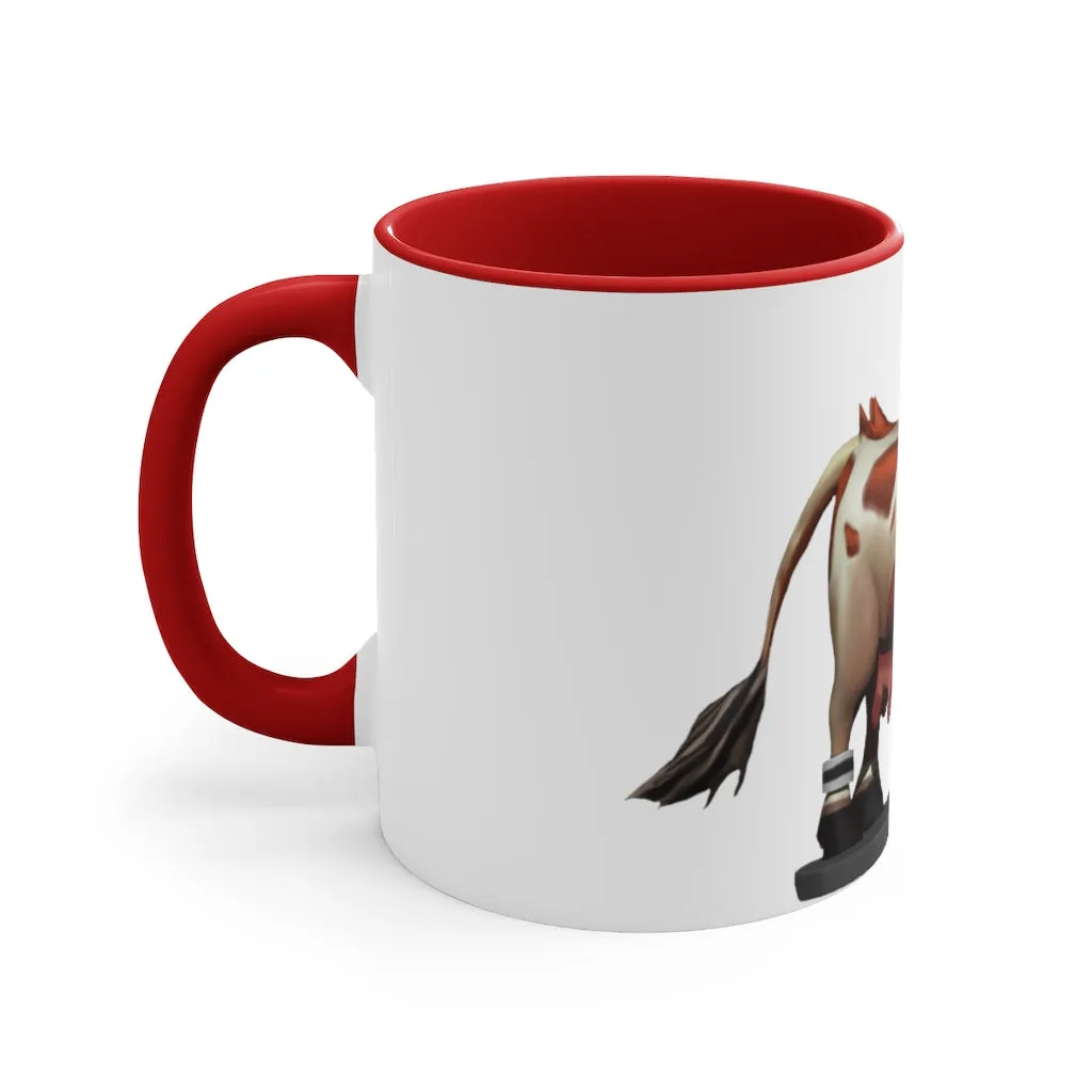 Light Brown Cow Accent Mug