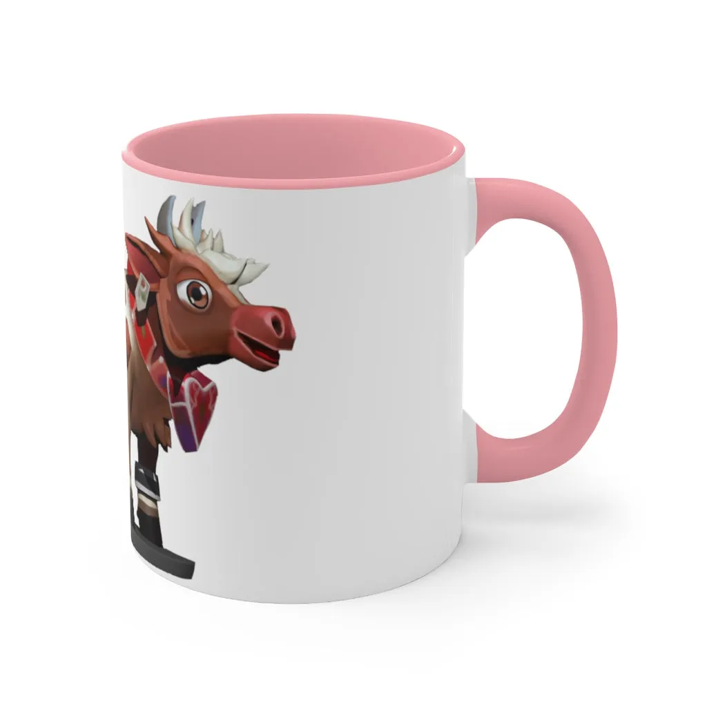 Light Brown Cow Accent Mug