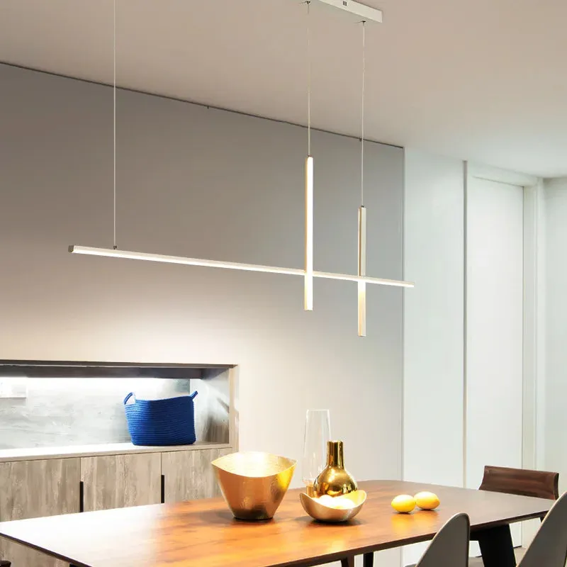 Luxury Line Suspension Lamps for Kitchen Dining, Modern Design by Mansion.