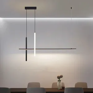 Luxury Line Suspension Lamps for Kitchen Dining, Modern Design by Mansion.