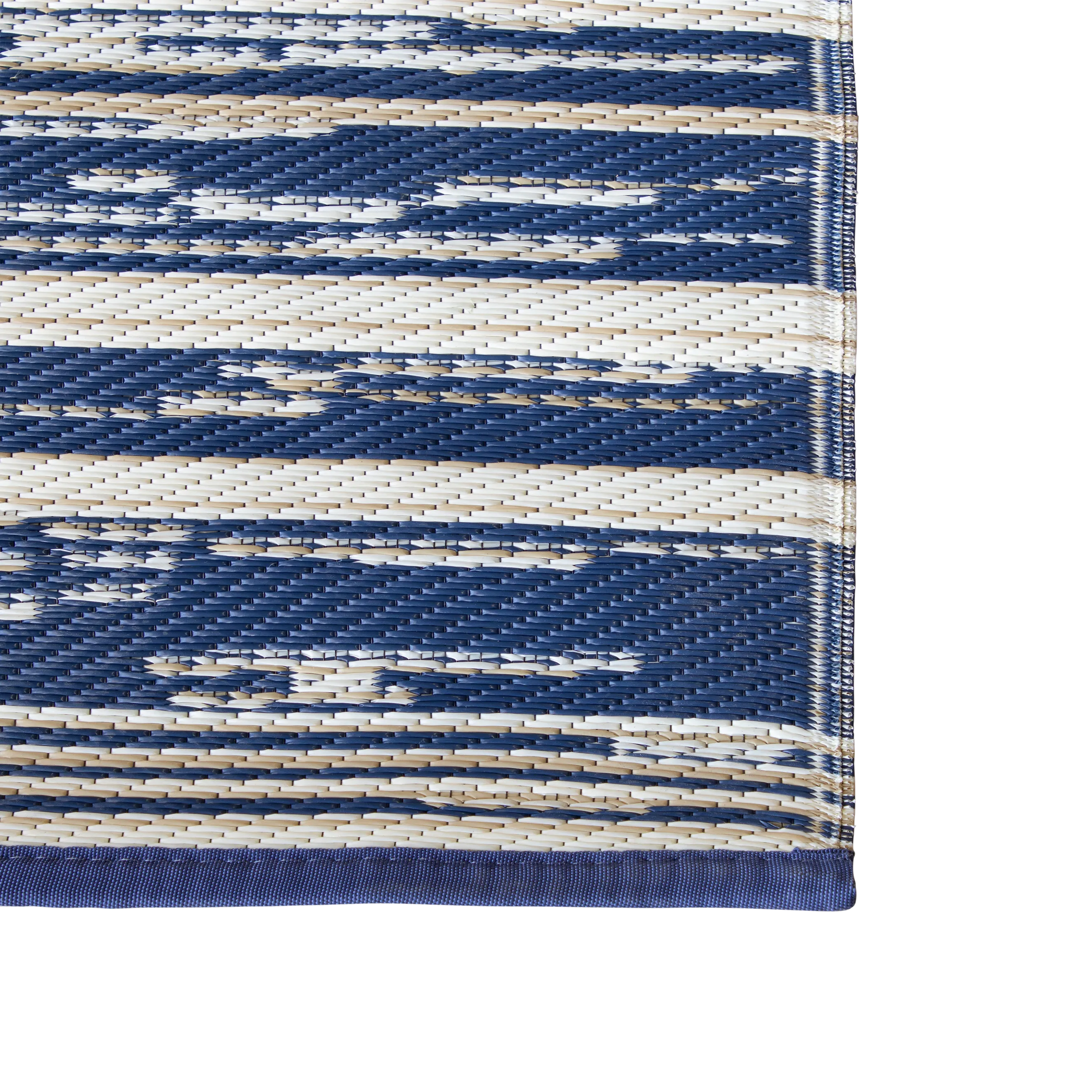 Mirage Navy Rug in PP - 180 x 270 cm