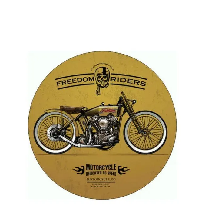 Motor Bike Coaster Set - Glass