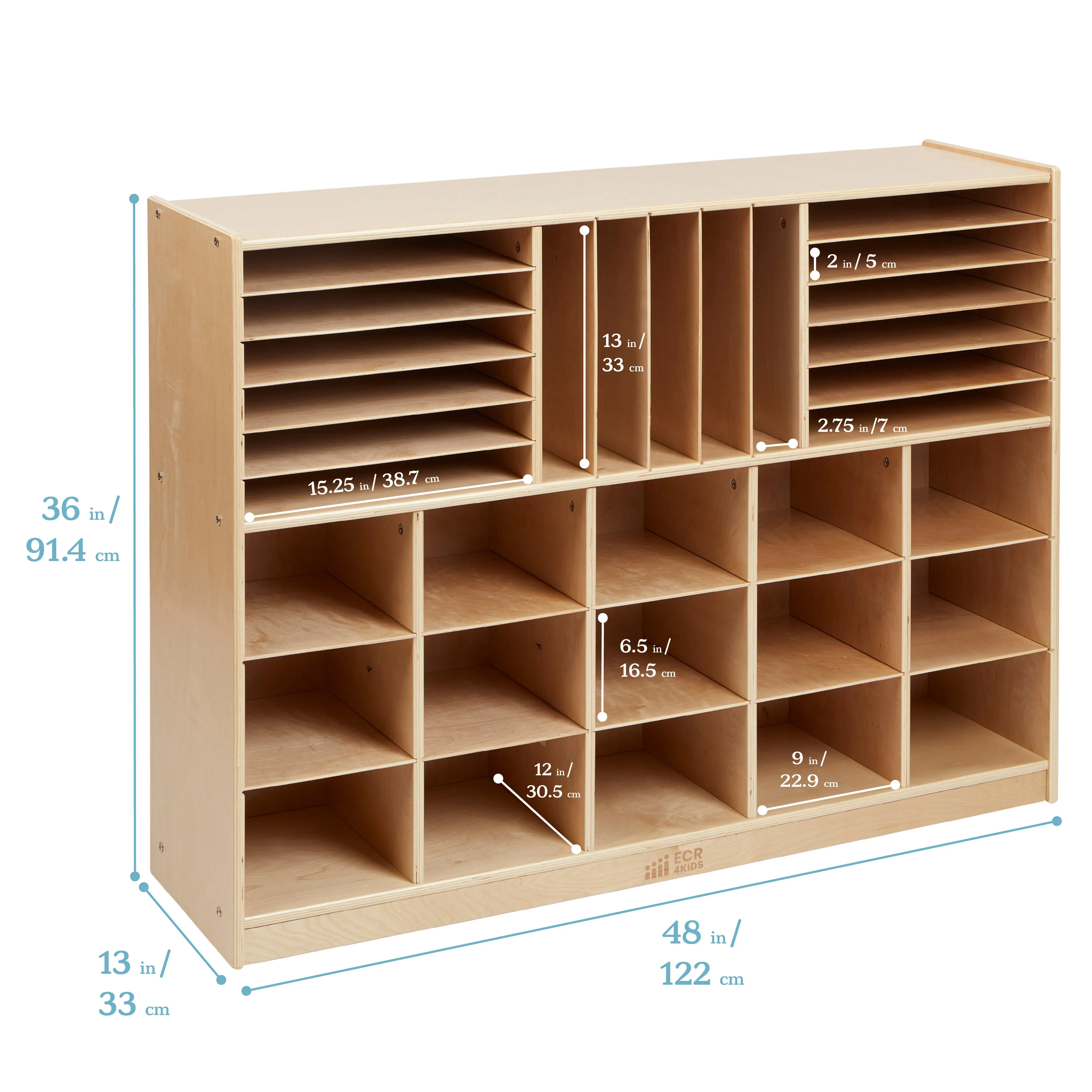 Multi-Section Mobile Storage Cabinet, Classroom Furniture