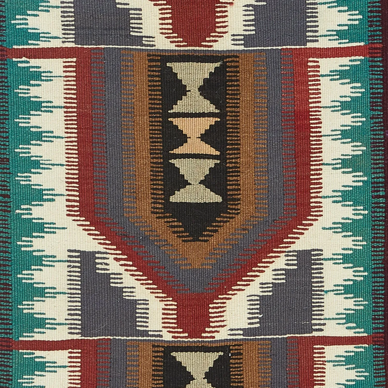 Multi Vintage Flatweave Wool Rug - 2'7" x 4'7"