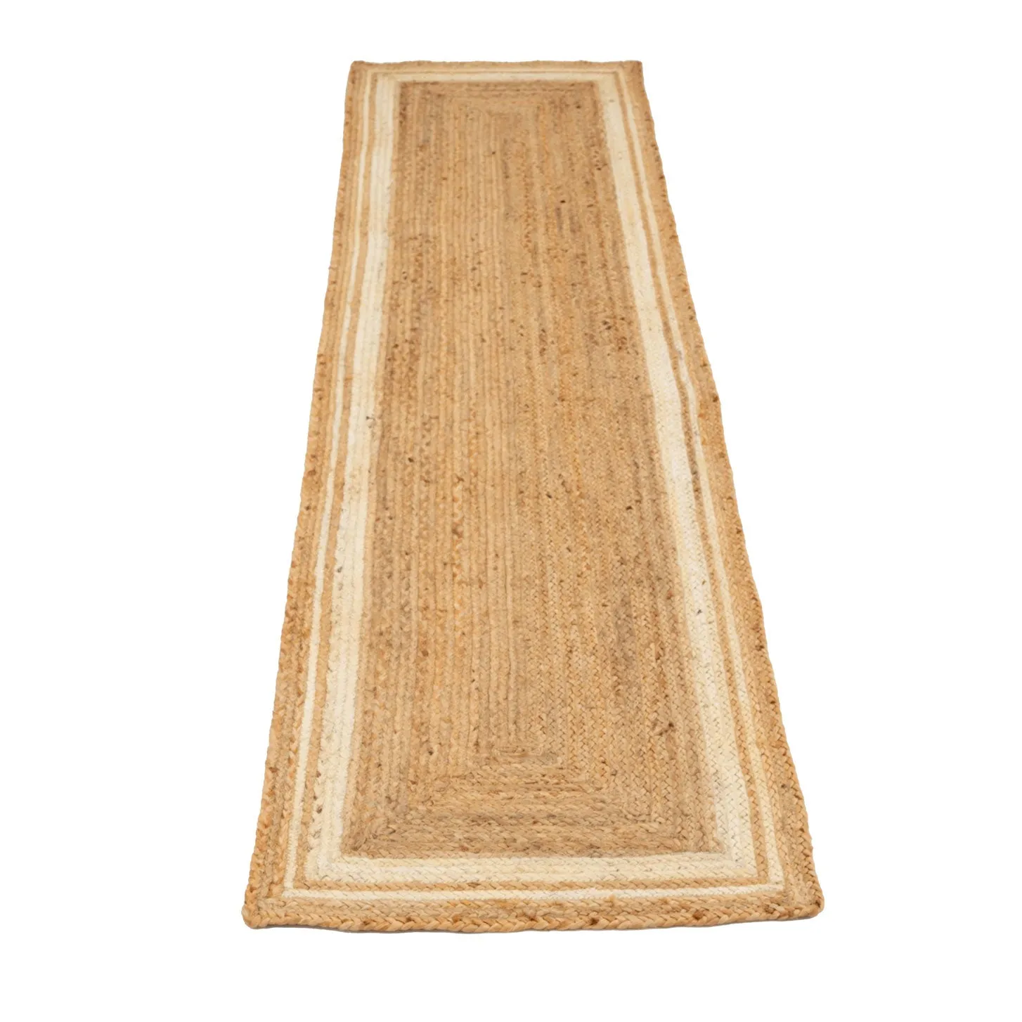 Natural Bordered Jute Rug - Laurel