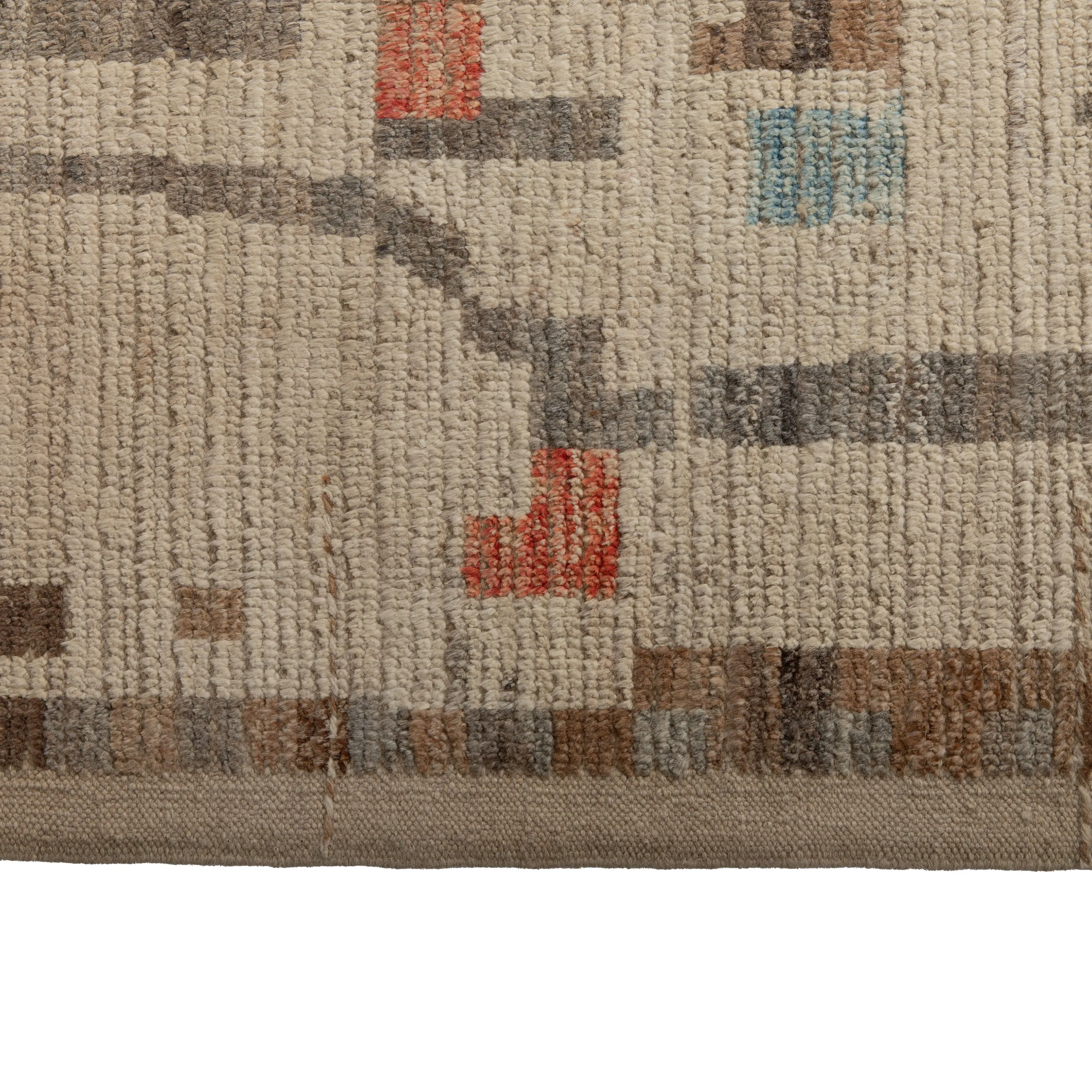 Natural Zameen Transitional Wool Rug - 9'9" x 12'