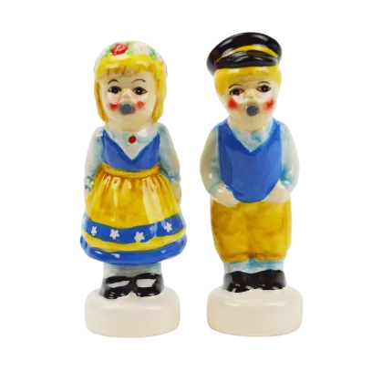 Novelty Salt & Pepper Shaker Swedish Couple