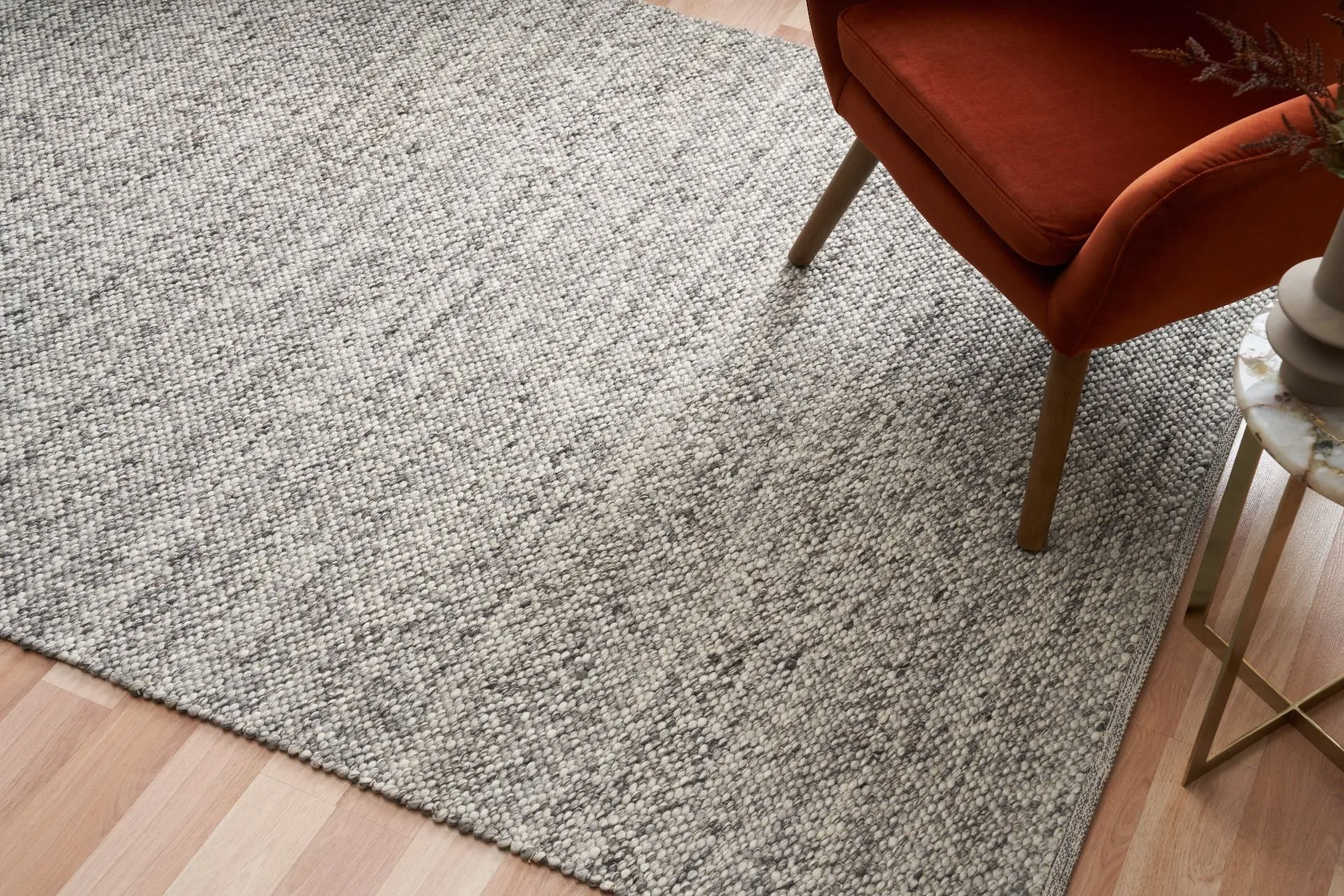 Parker 225 x 155 cm New Zealand Wool Rug - Dark Grey