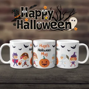 Personalised Halloween Kids Unbreakable Mug