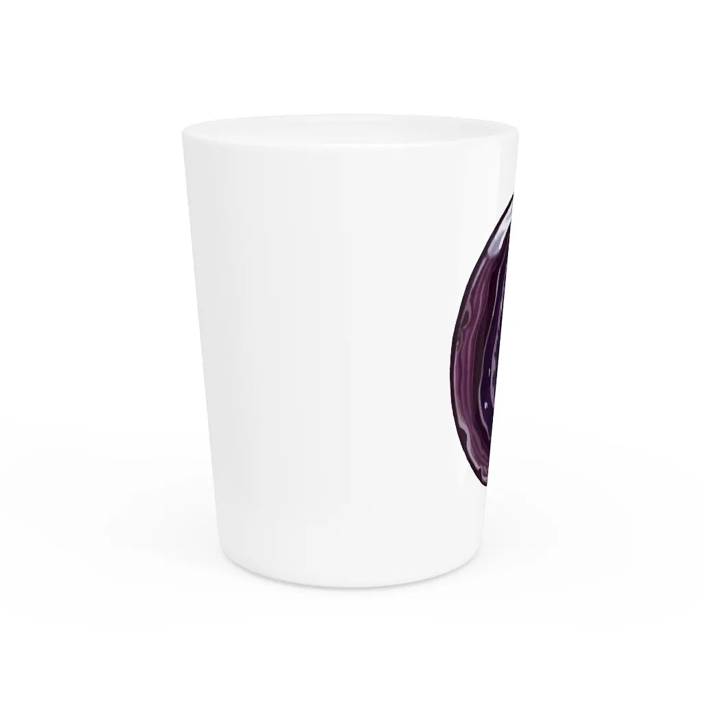 Purple Rock Shot Glass