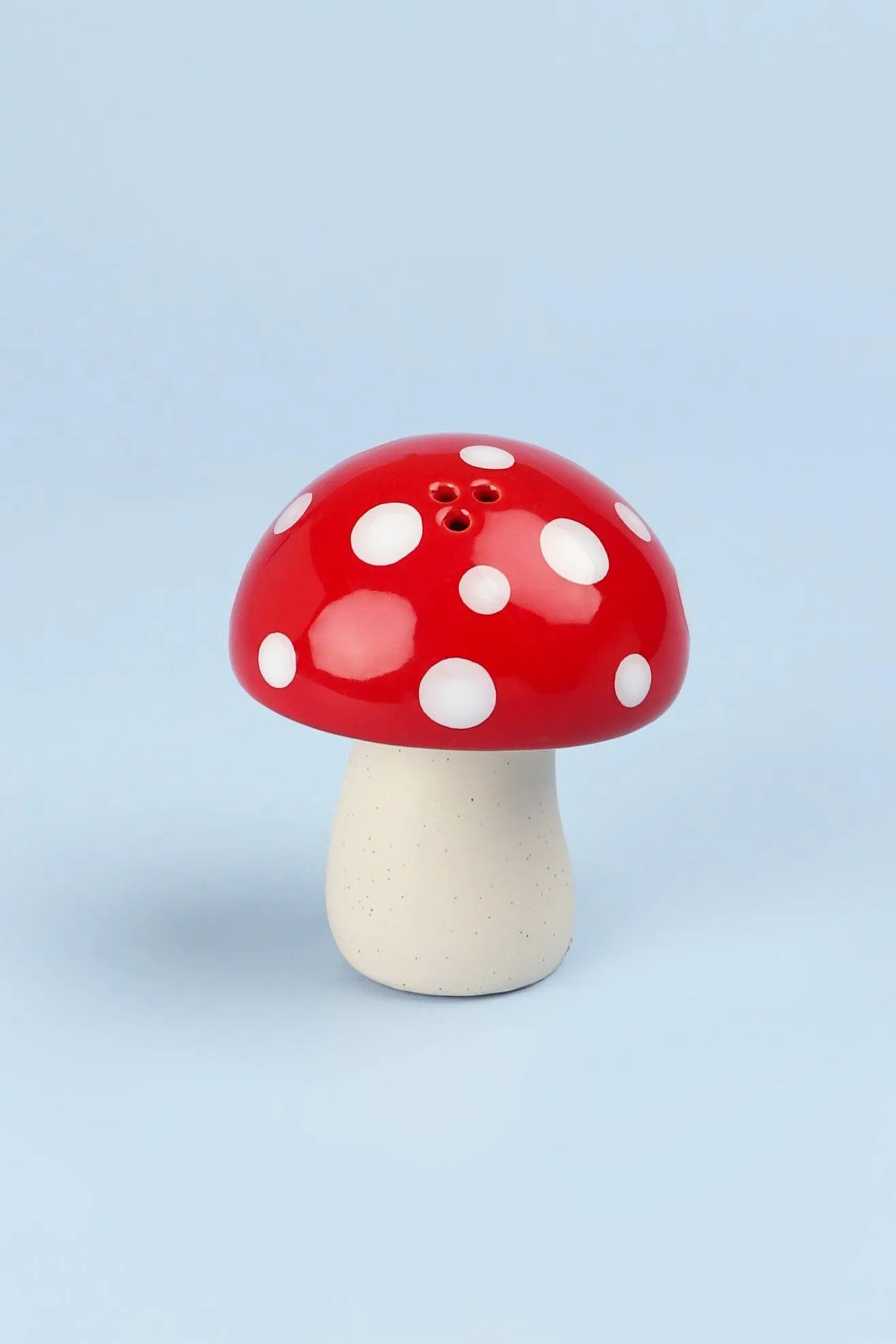 Quirky Red Mushroom Salt & Pepper Shaker Set