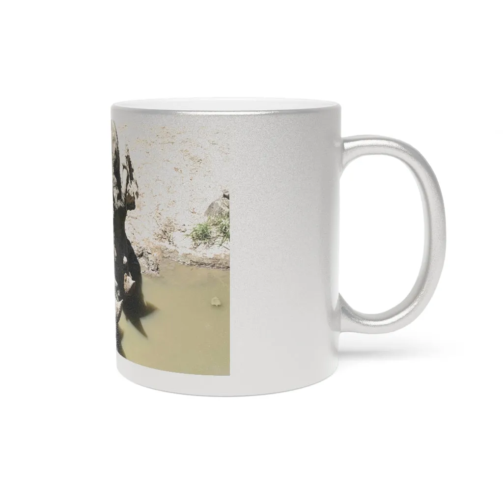 Rhinos Metallic Mug (Silver / Gold)