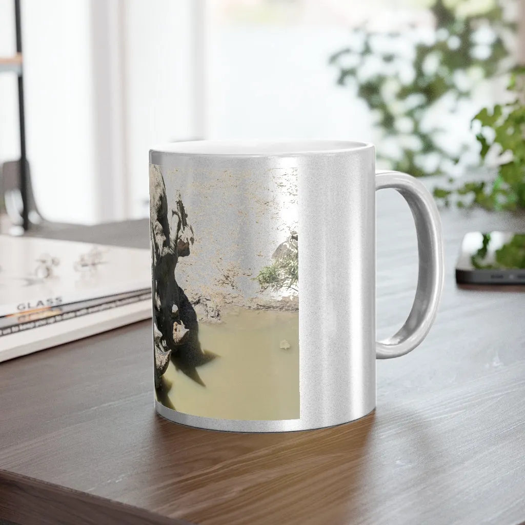 Rhinos Metallic Mug (Silver / Gold)