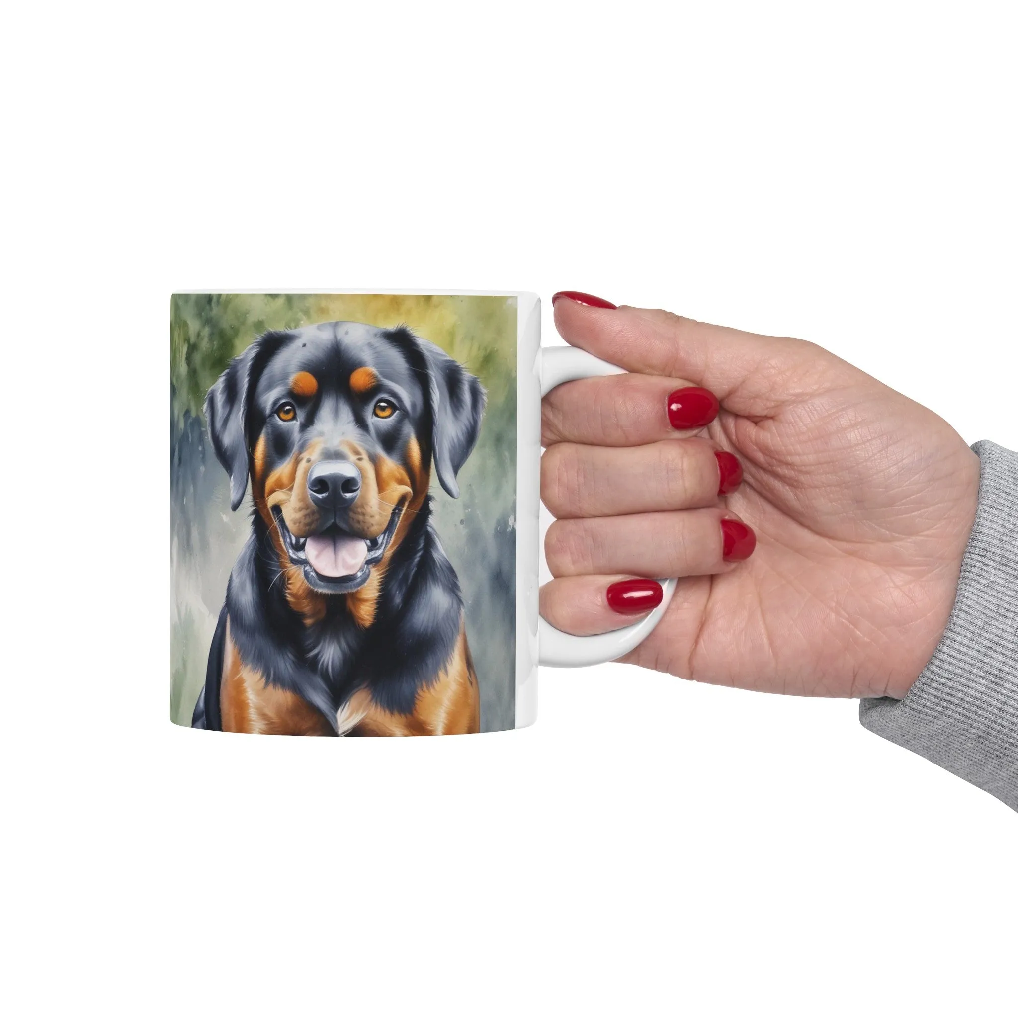 Rottweiler Ceramic Mug, (11oz, 15oz)