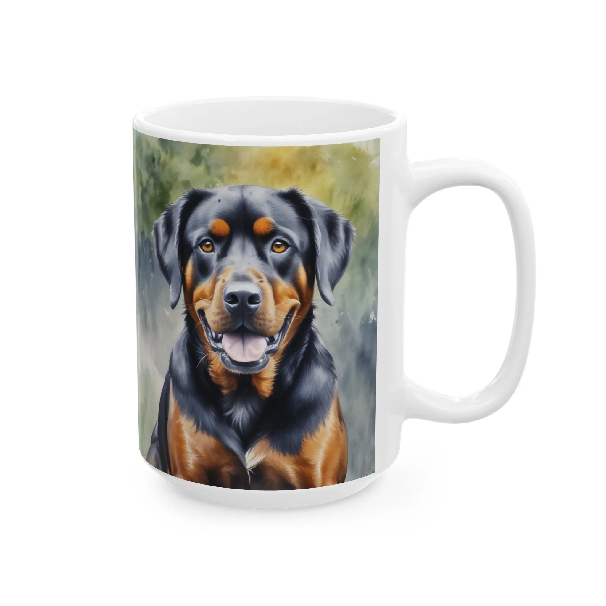 Rottweiler Ceramic Mug, (11oz, 15oz)