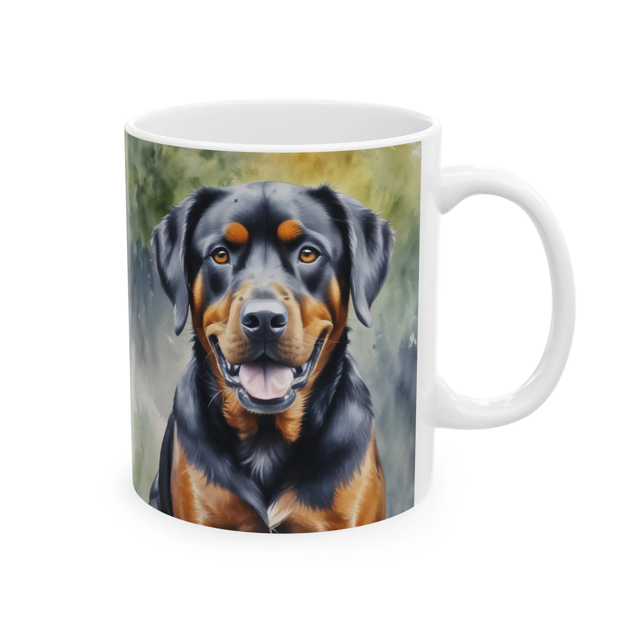 Rottweiler Ceramic Mug, (11oz, 15oz)