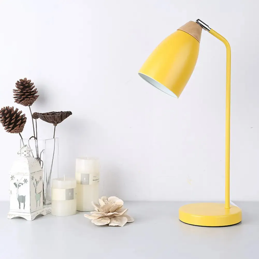 Sadalmelik - Yellow/Black/White Table Lamp