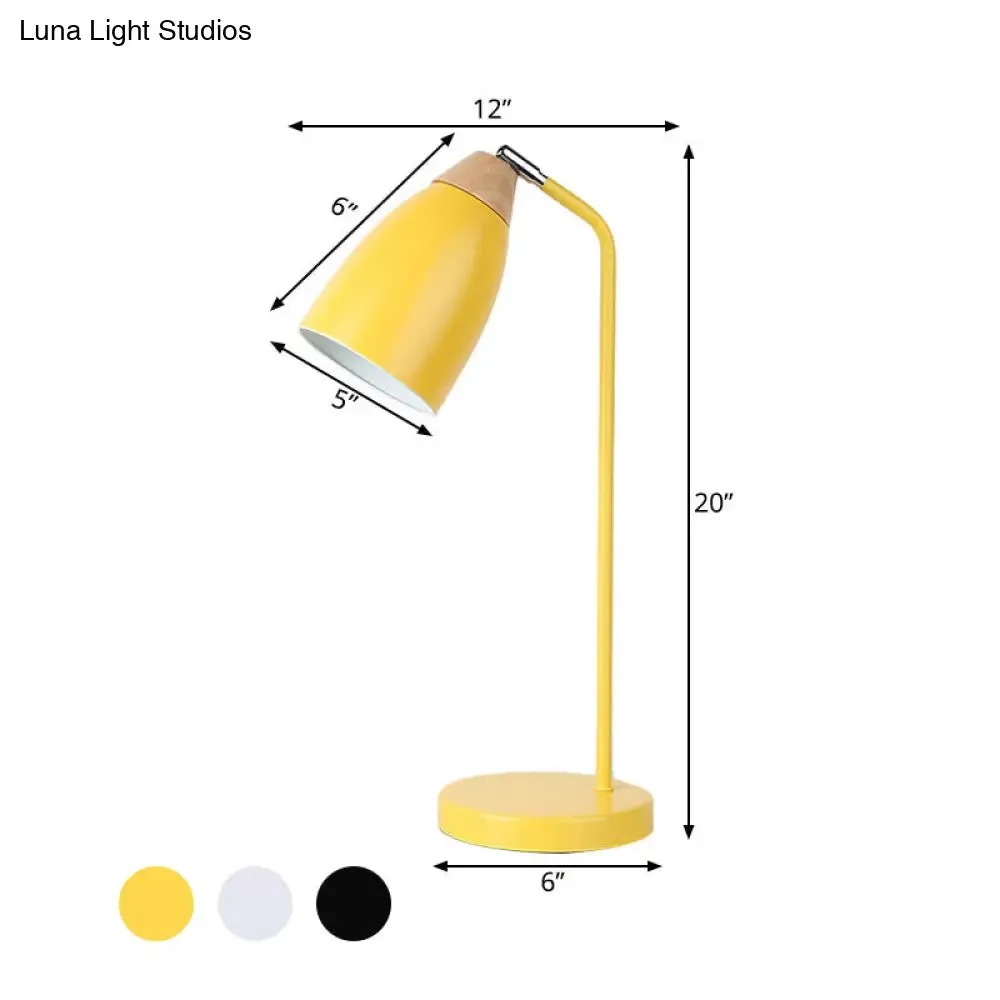 Sadalmelik - Yellow/Black/White Table Lamp