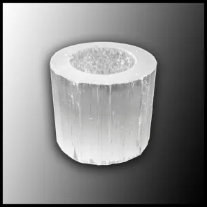 Selenite High Shine Candle Holder