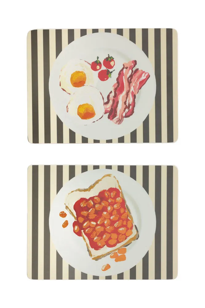 Set Of 2 Breakfast Placemats