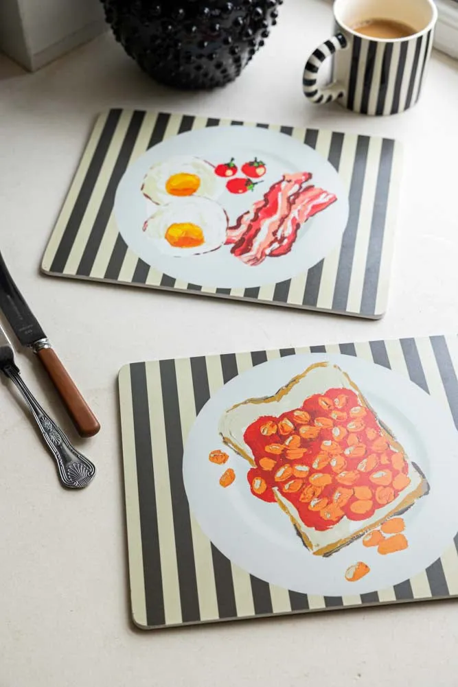 Set Of 2 Breakfast Placemats