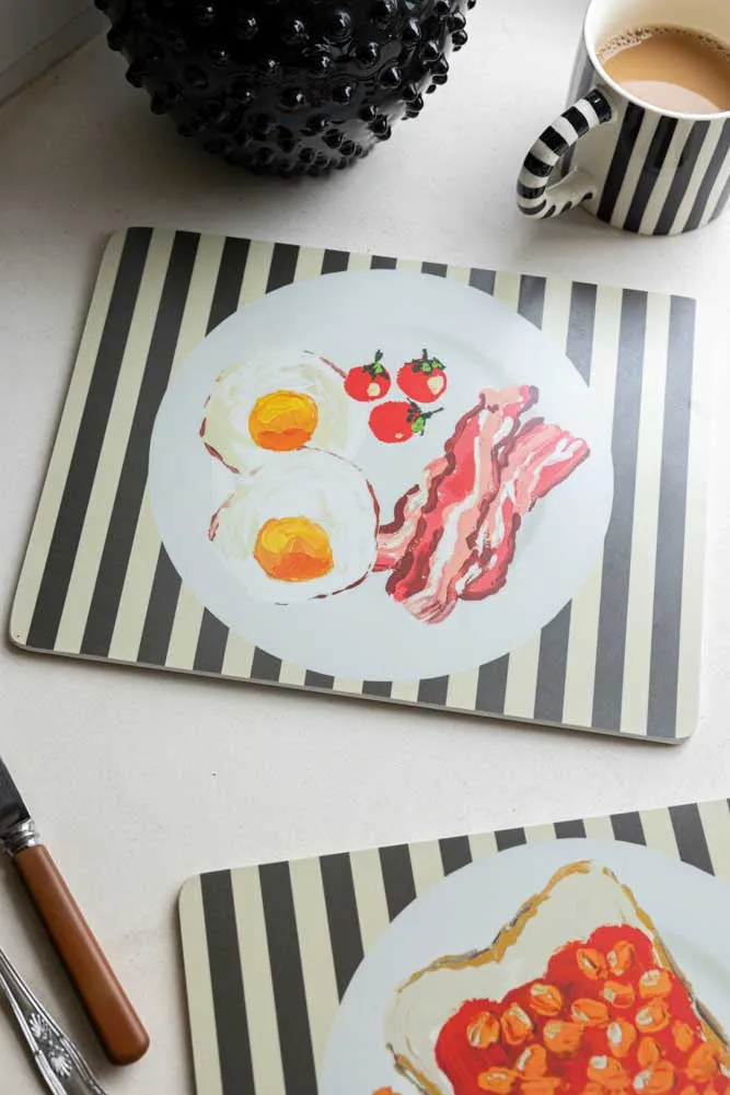 Set Of 2 Breakfast Placemats