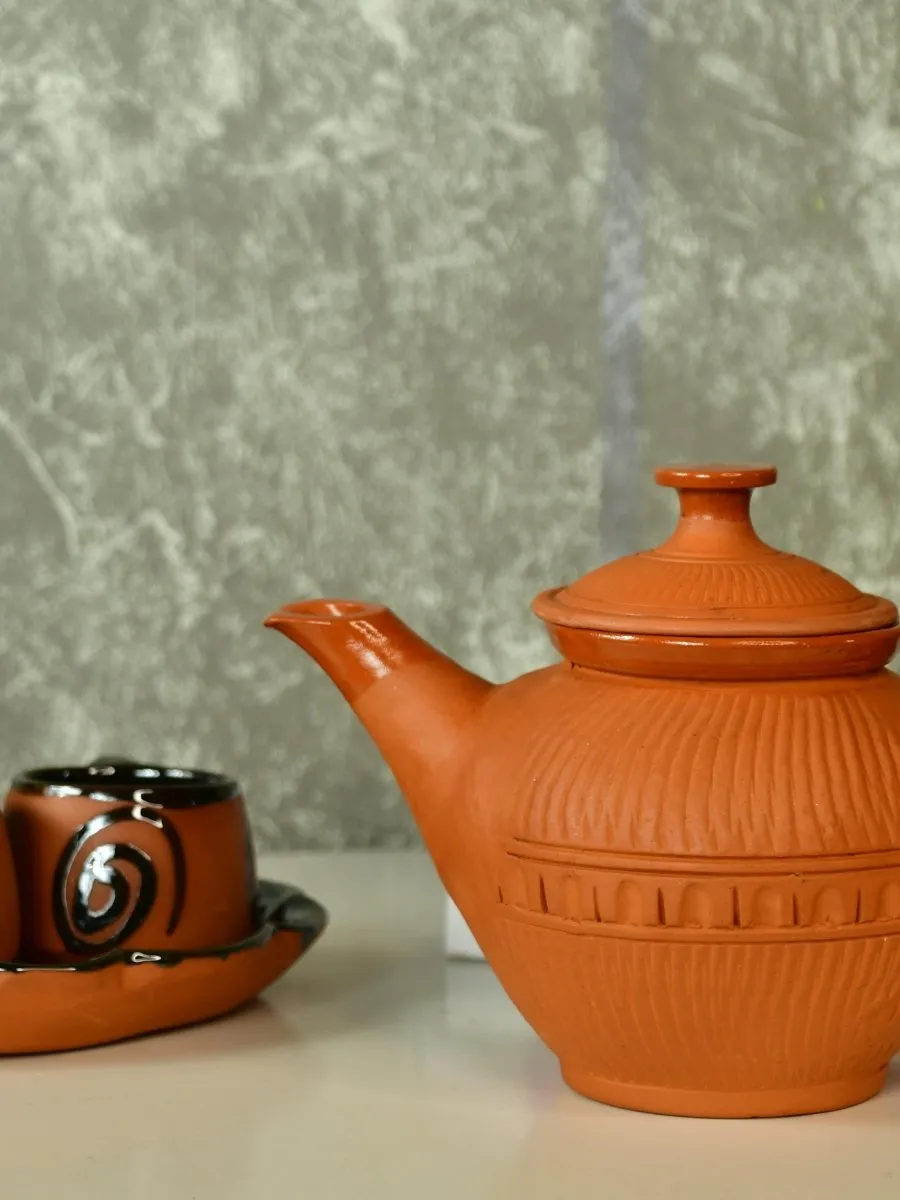 Sowpeace Terracotta Kettle: Artful Fusion for Home and Kitchen