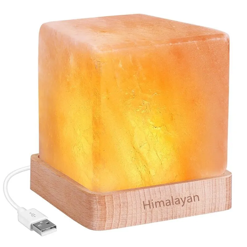 Square Himalayan Salt Lamp