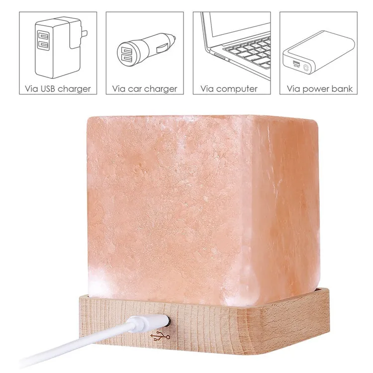 Square Himalayan Salt Lamp