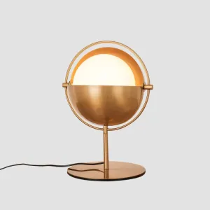 Swivel Globe Table Lamp - Opaline Glass, 1-Light Night Light for Bedroom