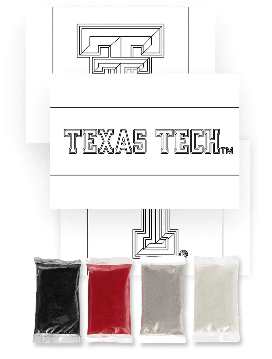 Texas Tech Double T Sand Art Craft Kit