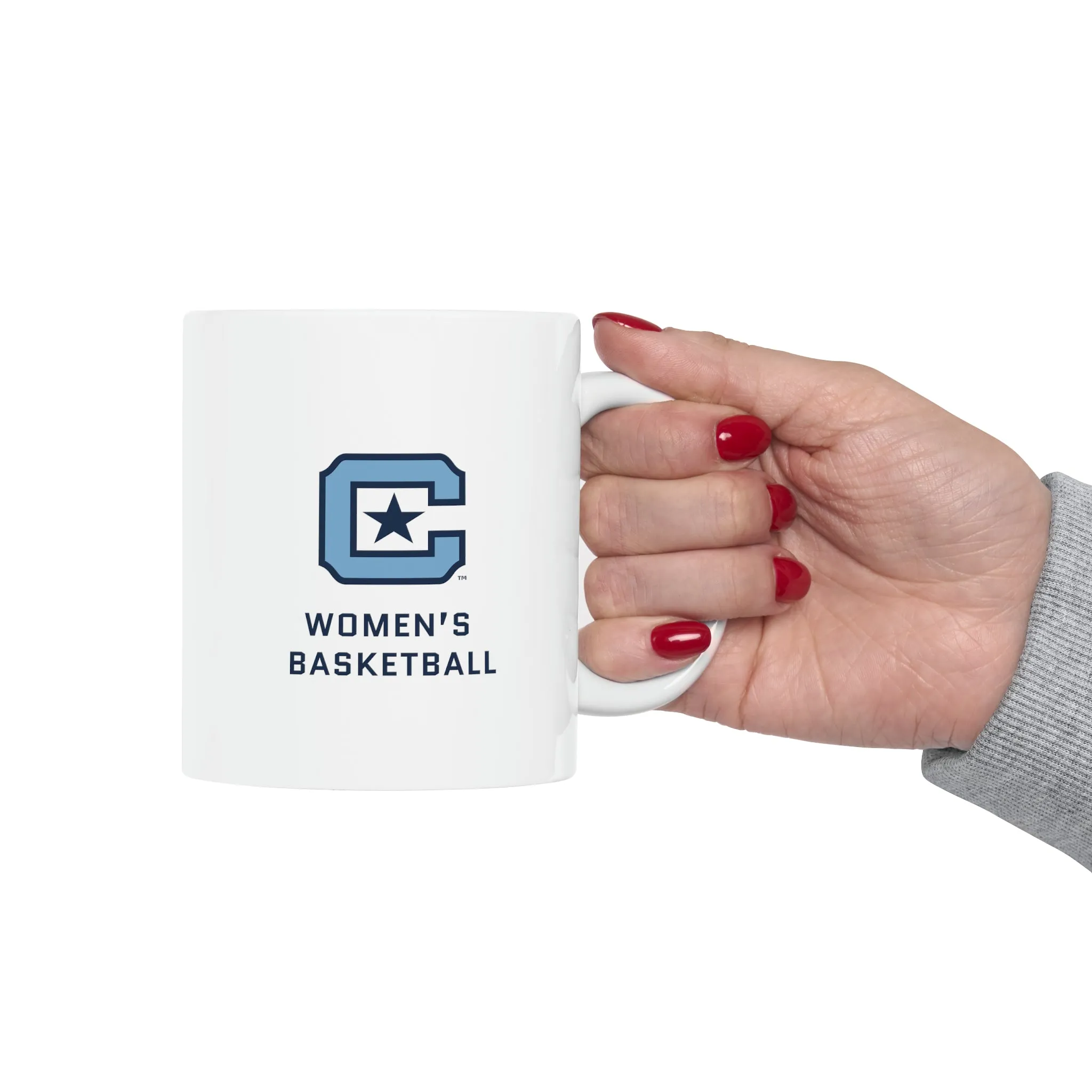 The Citadel Block C Logo, Sports Women's Basketball, Ceramic Mug 11oz