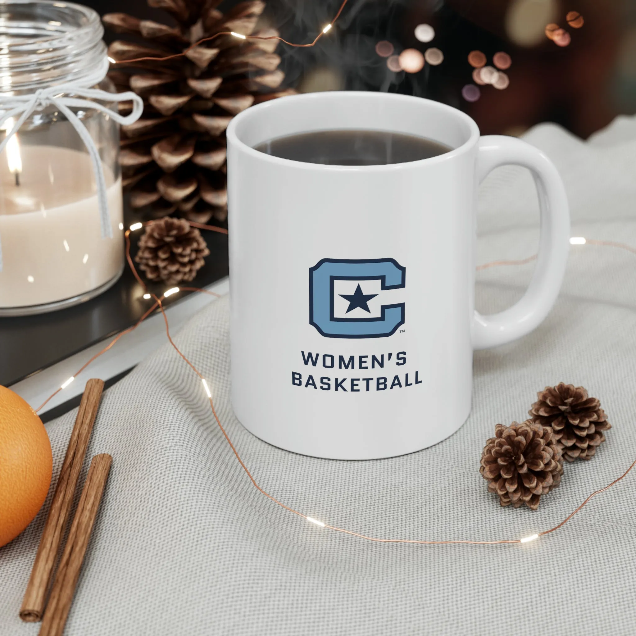 The Citadel Block C Logo, Sports Women's Basketball, Ceramic Mug 11oz