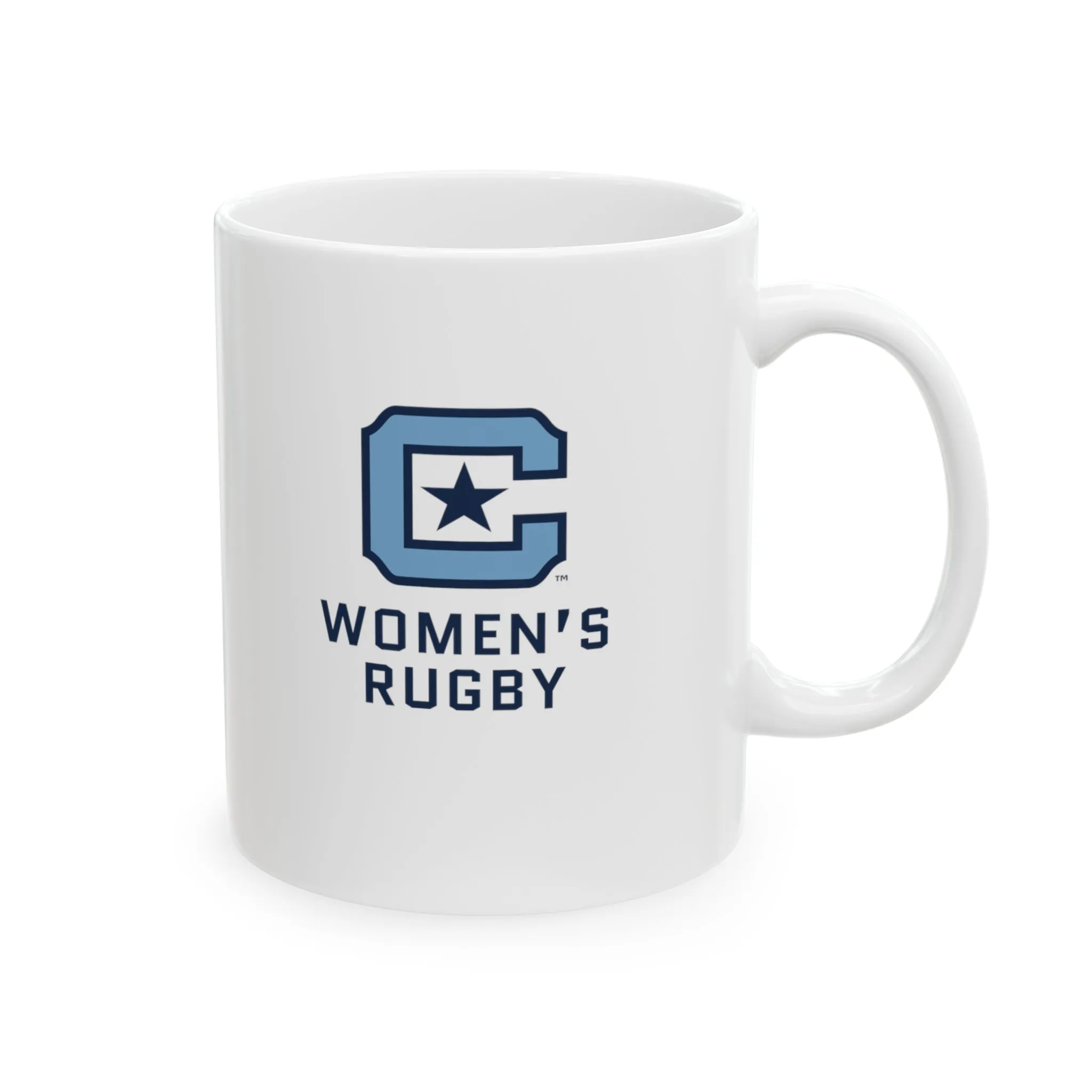 The Citadel Block C Logo, Sports Women's Rugby, Ceramic Mug 11oz