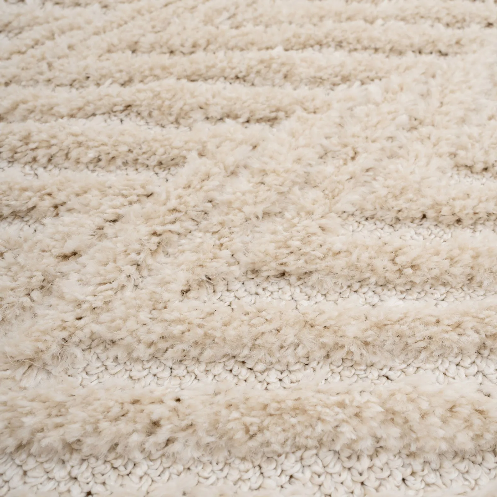 Warm White Chevron Rug - Sula