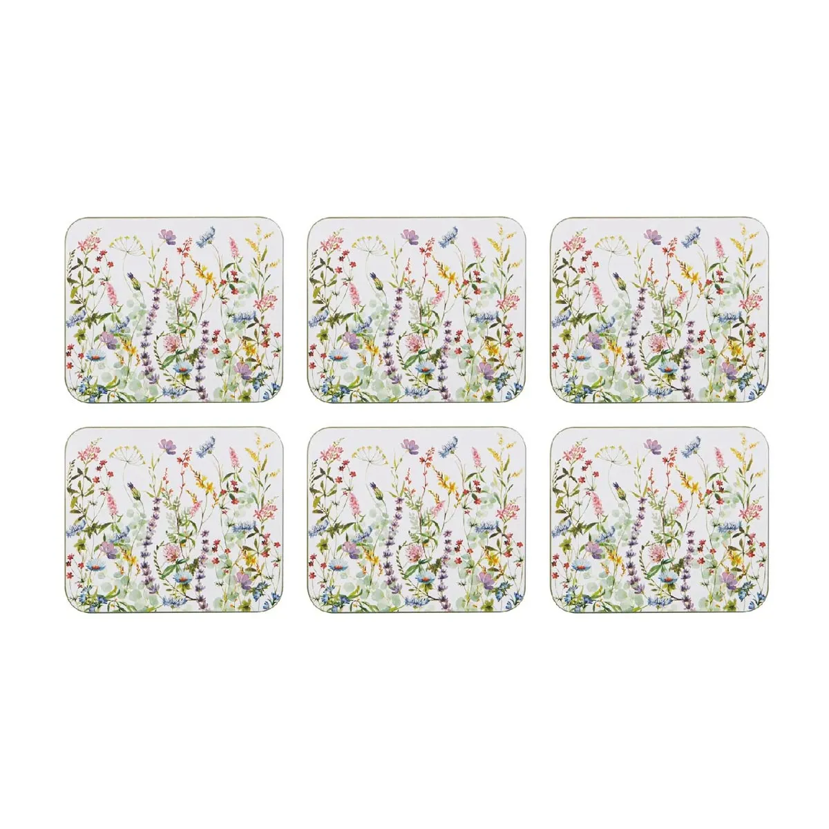 Wildflowers Coaster Set/6