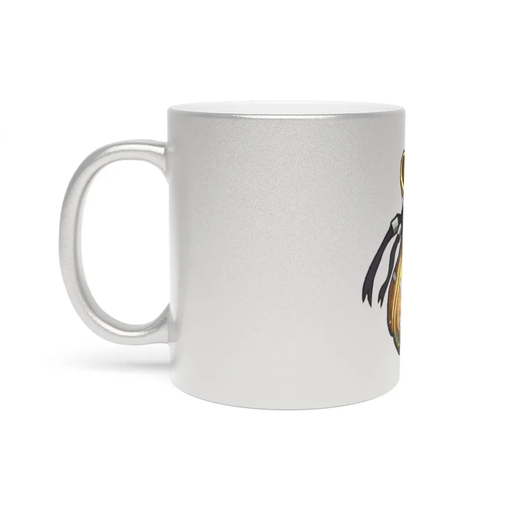 Yellow Bag Metallic Mug (Silver / Gold)