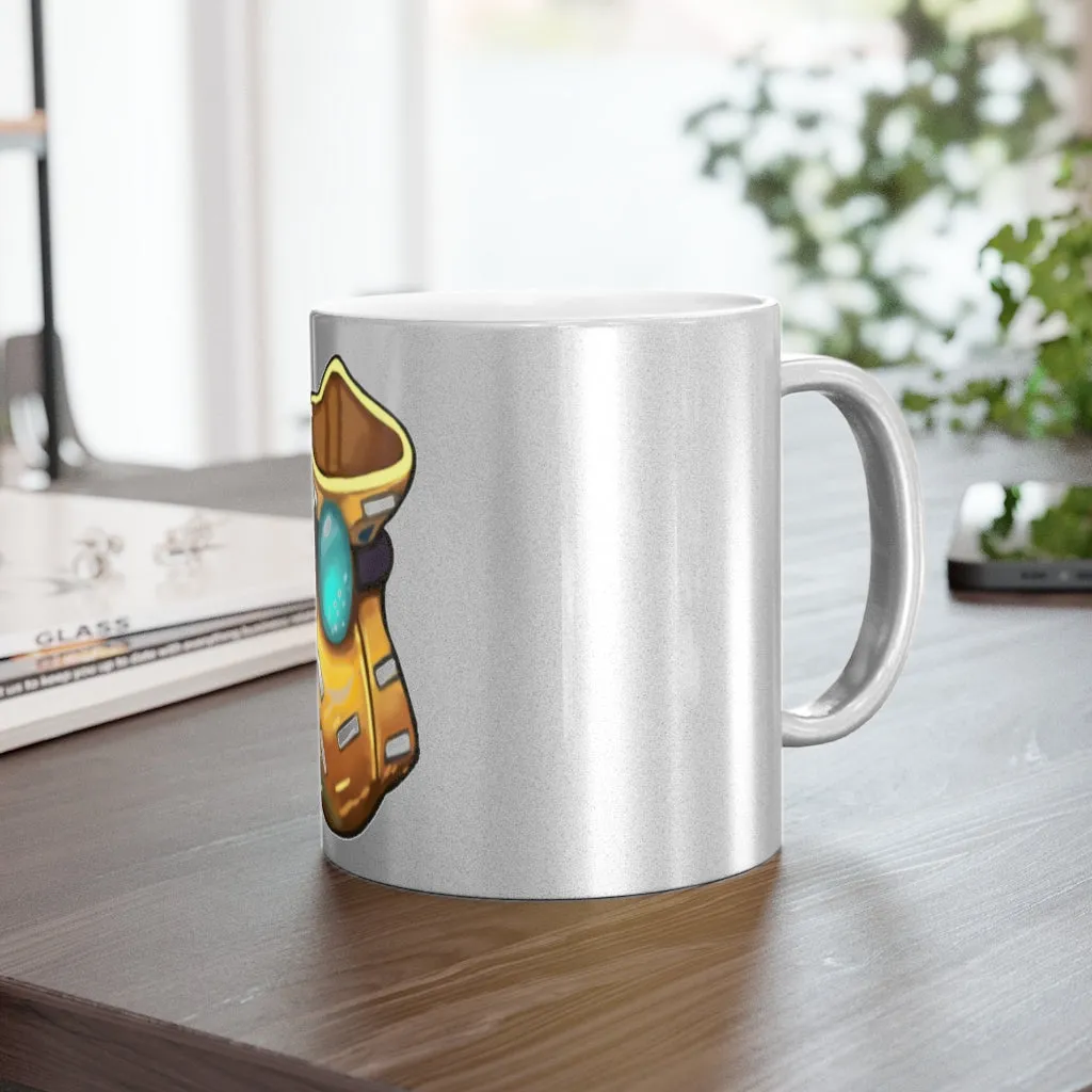 Yellow Bag Metallic Mug (Silver / Gold)