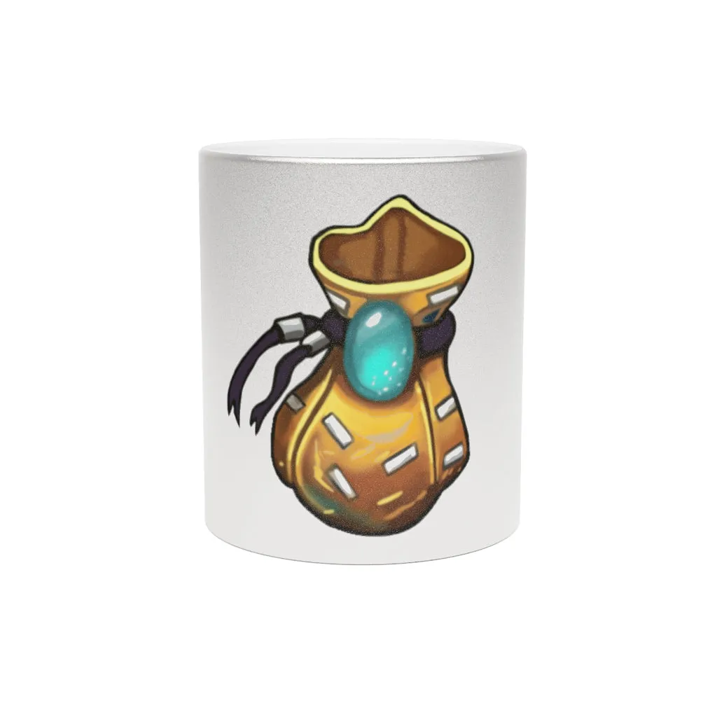 Yellow Bag Metallic Mug (Silver / Gold)