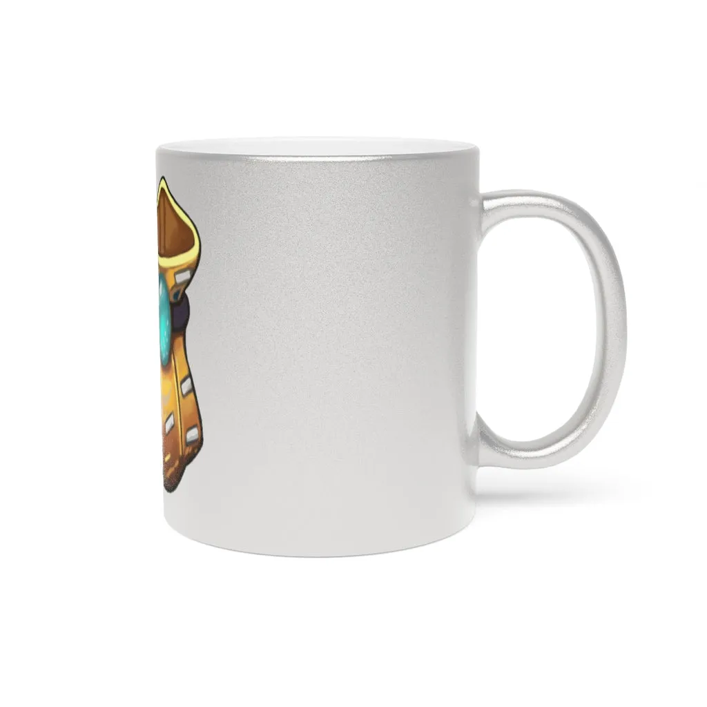 Yellow Bag Metallic Mug (Silver / Gold)